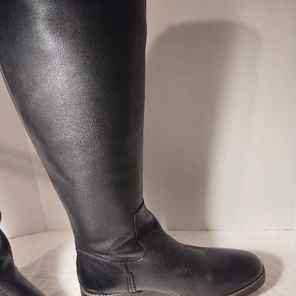 Franco sarto (nwot)black Leather Knee-High Boots women's size 9M - Picture 6 of 14